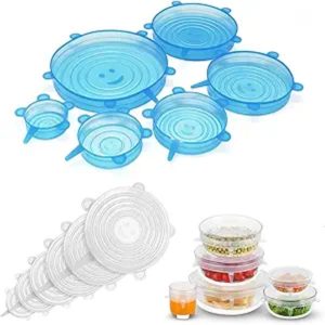 Reusable Silicone Lids (6 Pieces)