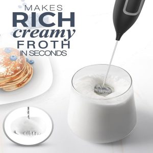 Wireless Milk Frother – Electric Handheld Blender